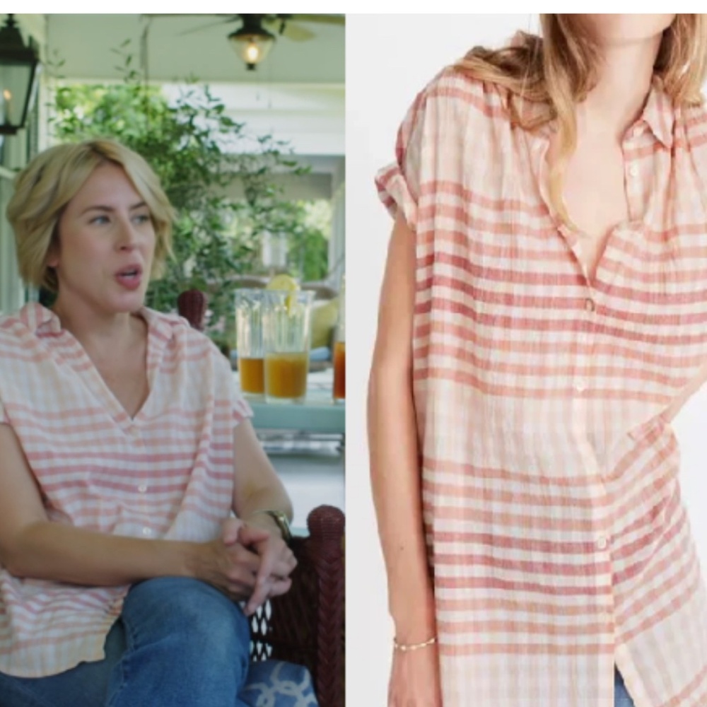 Madewell plaid button up